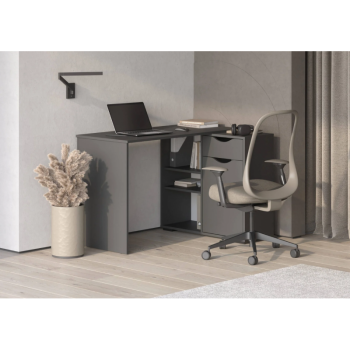 Стол письменный, арт.6-011110, графит (ГК) в Камышлове - kamyshlov.mebel-e96.ru