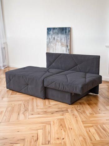 Диван 1010 графит, правый (BRENDOSS) в Камышлове - kamyshlov.mebel-e96.ru