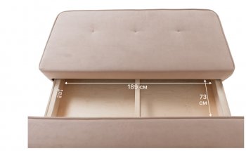 Диван-кровать 1001 бежевый (Brendoss) в Камышлове - kamyshlov.mebel-e96.ru