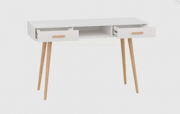 Стол письменный, арт.6-01103, белый (ГК) в Камышлове - kamyshlov.mebel-e96.ru