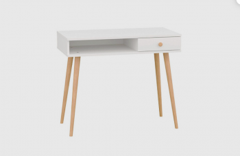 Стол письменный, арт.6-01101, белый (ГК) в Камышлове - kamyshlov.mebel-e96.ru