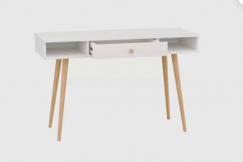 Стол письменный, арт.6-01102, белый (ГК) в Камышлове - kamyshlov.mebel-e96.ru