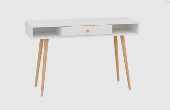 Стол письменный, арт.6-01102, белый (ГК) в Камышлове - kamyshlov.mebel-e96.ru