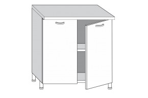 2.80.2 Кира Шкаф-стол с двумя дверцами (б/столешницы) в Камышлове - kamyshlov.mebel-e96.ru | фото