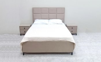 Кровать с подъемным механизмом Мега беж (Лин) в Камышлове - kamyshlov.mebel-e96.ru