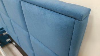 Кровать с подъемным механизмом Мега синий (Лин) в Камышлове - kamyshlov.mebel-e96.ru