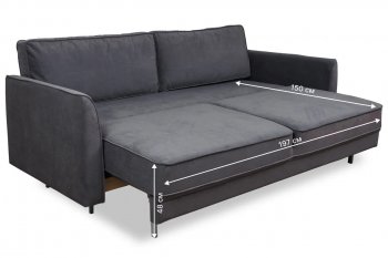 Диван 930 графит (Brendoss) в Камышлове - kamyshlov.mebel-e96.ru