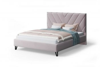 Кровать Аделия мягкая Dusty rose (пепельная роза), 1600 (МЛК) в Камышлове - kamyshlov.mebel-e96.ru