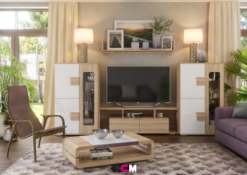 Стенка Афина модульная (СтендМ) в Камышлове - kamyshlov.mebel-e96.ru