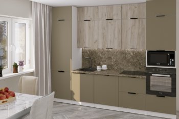 Кухонный гарнитур Альба экстра 2 3000 мм (ПМ)  (Герда) в Камышлове - kamyshlov.mebel-e96.ru