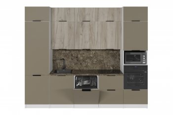 Кухонный гарнитур Альба экстра 2 3000 мм (ПМ)  (Герда) в Камышлове - kamyshlov.mebel-e96.ru