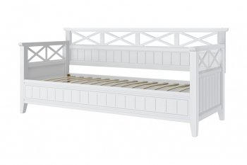 Кровать из массива Амелия белый античный (БМ) в Камышлове - kamyshlov.mebel-e96.ru