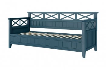 Кровать из массива Амелия сапфир без ящиков (БМ) в Камышлове - kamyshlov.mebel-e96.ru