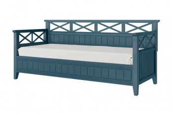 Кровать из массива Амелия сапфир без ящиков (БМ) в Камышлове - kamyshlov.mebel-e96.ru