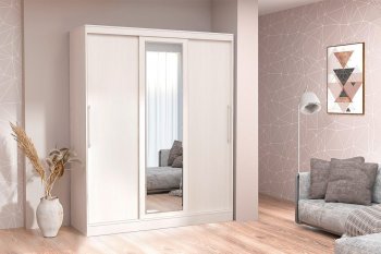 Шкаф-купе 1700 мм 3-х дверный с 1-м зеркалом (арт. 012) бодега (Диал) в Камышлове - kamyshlov.mebel-e96.ru