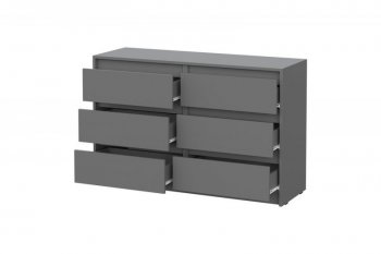 Комод Айден КМ06-1200 серый графит (ИЦ) в Камышлове - kamyshlov.mebel-e96.ru