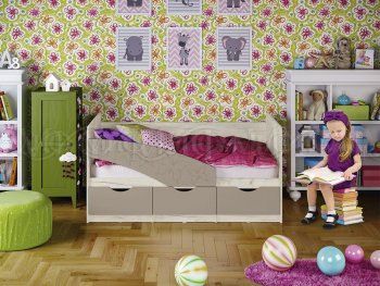 Кровать Бабочки Шарли мокко (Миф) в Камышлове - kamyshlov.mebel-e96.ru