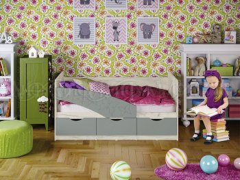 Кровать Бабочки Шарли бриз (Миф) в Камышлове - kamyshlov.mebel-e96.ru