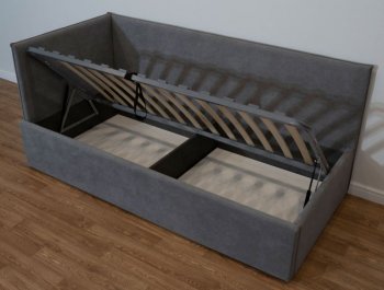 Диван-кровать Бенто с ПМ, велюр Маус (ДСВ) в Камышлове - kamyshlov.mebel-e96.ru