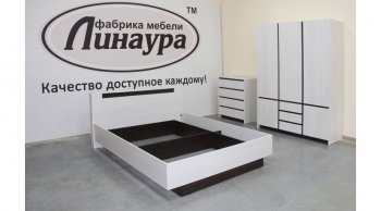 Кровать двуспальная Бостон анкор (Лин) в Камышлове - kamyshlov.mebel-e96.ru