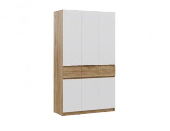 Шкаф 1200 мм Бостон Лайт ШК-003 белый (Стиль) в Камышлове - kamyshlov.mebel-e96.ru