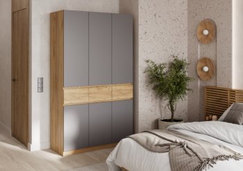 Спальный гарнитур Бостон Лайт серый (Стиль) в Камышлове - kamyshlov.mebel-e96.ru