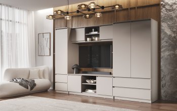 Стенка Челси Кашемир (Миф) в Камышлове - kamyshlov.mebel-e96.ru