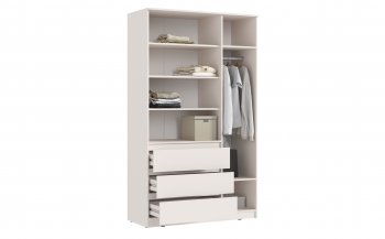 Шкаф 1200 мм Челси с антресолью Кашемир (Миф) в Камышлове - kamyshlov.mebel-e96.ru