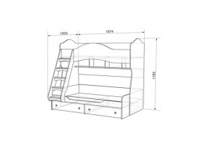 Набор детской мебели Алиса (модульная) в Камышлове - kamyshlov.mebel-e96.ru