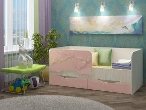 Детская кровать Дельфин-2 МДФ розовый, 80х160 в Камышлове - kamyshlov.mebel-e96.ru
