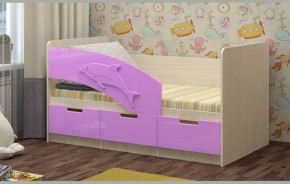 Детская кровать Дельфин-6 МДФ, 80х180 в Камышлове - kamyshlov.mebel-e96.ru