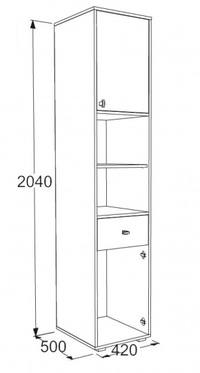 Набор детской мебели Омега-18 (модульная) в Камышлове - kamyshlov.mebel-e96.ru