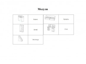 Набор детской мебели Юта (Ярофф) в Камышлове - kamyshlov.mebel-e96.ru