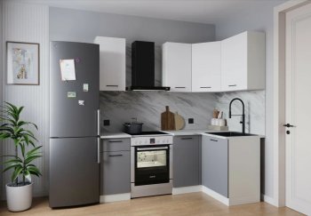 Кухонный гарнитур угловой Элеганция 2000*1200 мм (Sanvut) в Камышлове - kamyshlov.mebel-e96.ru