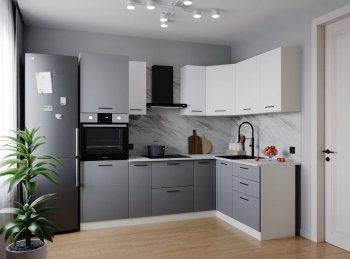 Угловой кухонный гарнитур Элеганция 2400*1600 мм Sanvut в Камышлове - kamyshlov.mebel-e96.ru