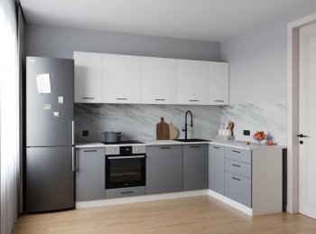 Угловой кухонный гарнитур Элеганция 2600*1600 мм Sanvut в Камышлове - kamyshlov.mebel-e96.ru