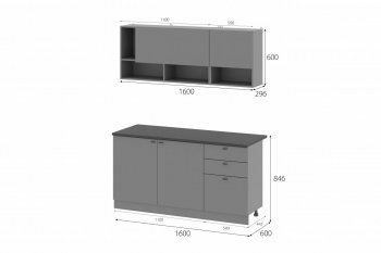 Кухонный гарнитур Энни 1600 мм (МИ) в Камышлове - kamyshlov.mebel-e96.ru