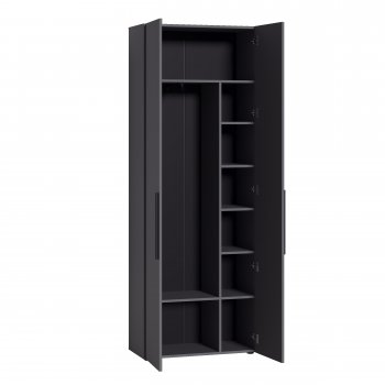 Шкаф для одежды 800 мм Эйр 13.340 графит (Моби) в Камышлове - kamyshlov.mebel-e96.ru