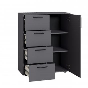 Комод Эйр 16.241 графит (Моби) в Камышлове - kamyshlov.mebel-e96.ru