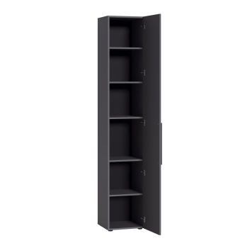 Шкаф модульный Эйр, графит (Моби) в Камышлове - kamyshlov.mebel-e96.ru