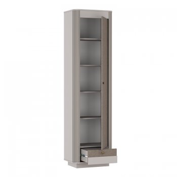 Шкаф пенал 34.30 Фантазия кашемир (Олмеко) в Камышлове - kamyshlov.mebel-e96.ru