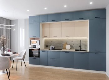 Кухонный гарнитур Фьюжн 3400 мм (Санвут) в Камышлове - kamyshlov.mebel-e96.ru