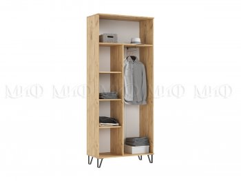 Шкаф 900 мм Флэш (прихожая) крафт/грин (Миф) в Камышлове - kamyshlov.mebel-e96.ru