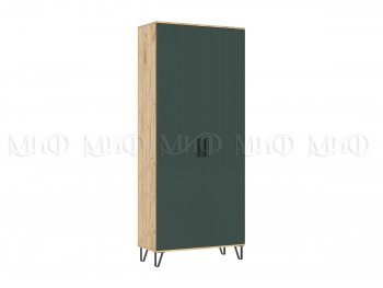 Шкаф 900 мм Флэш (прихожая) крафт/грин (Миф) в Камышлове - kamyshlov.mebel-e96.ru