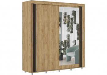 Шкаф-купе 2000 мм Форест крафт золотой(Стиль) в Камышлове - kamyshlov.mebel-e96.ru