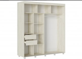 Шкаф-купе 2000 мм Форест крафт белый (Стиль) в Камышлове - kamyshlov.mebel-e96.ru