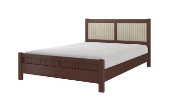 Кровать из массива Фрида Орех (БМ) в Камышлове - kamyshlov.mebel-e96.ru