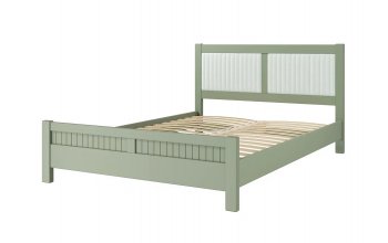 Кровать из массива Фрида Зеленый самшит (БМ) в Камышлове - kamyshlov.mebel-e96.ru
