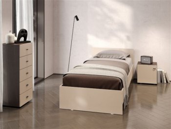Спальный гарнитур Гиза модульный (МИ) в Камышлове - kamyshlov.mebel-e96.ru