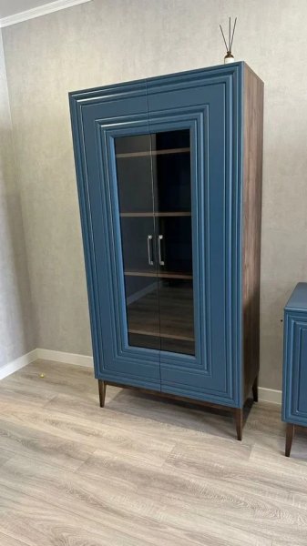 Витрина Гориция ШР-2 Сапфировый (БМ) в Камышлове - kamyshlov.mebel-e96.ru